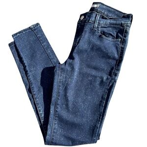 Levi’s Super Skinny Speckled Blue Jeans